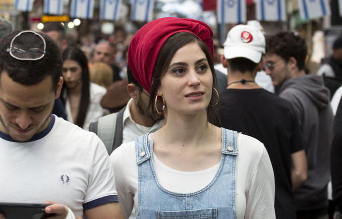 Sur le marché Mahané Yéhuda.