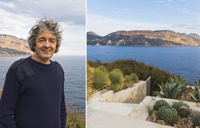 Rudy Ricciotti, architecte, a reçu The Good Life dans sa magnifique maison, composée de plusieurs cabanons de pierre et construite sur un site exceptionnel, à la pointe de la calanque de Port-Miou, à Cassis.