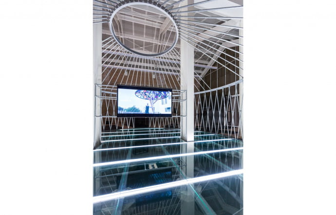 Au Salon du meuble de Milan 2019, l’une des cinq installations du designer italien André Caputo pour Tod’s.