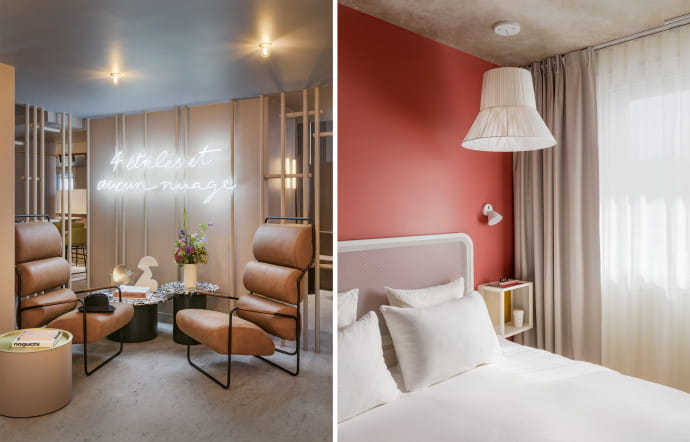 30 A, rue d’Alsace (10e). Tél. +33 (0)1 40 03 10 06. www.okkohotels.com