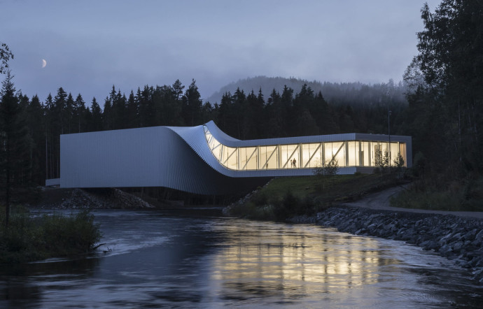 Archi : le premier projet de BIG en Norvège est un pont « essoré »