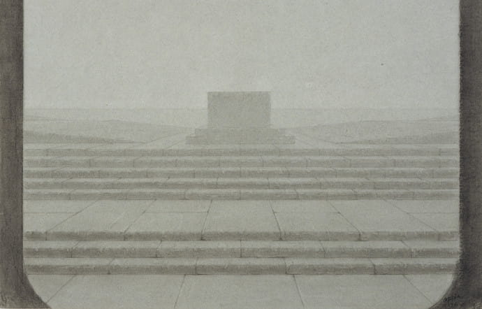 Décor pour Iphigénie en Aulide de Glück, Adolphe Appia, 1926.