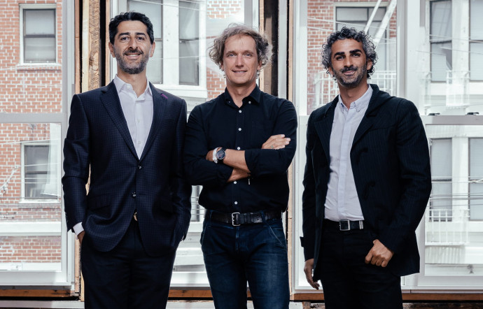 De gauche à droite, Steve Mohebi, Yves Béhar et Amir Mortazavi, fondateurs de Canopy.