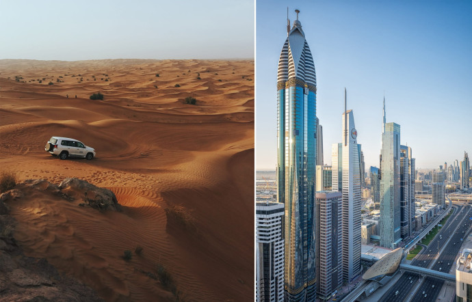 Dubaï et ses contrastes.
