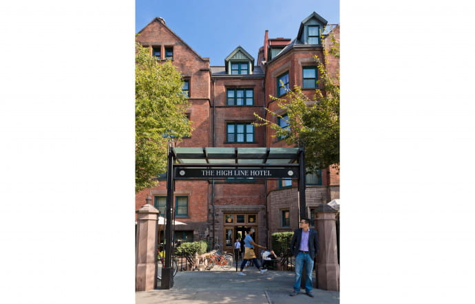 New York : 4 hôtels à Chelsea – 180 10th Avenue. Tél. +1 (212) 929-3888.www.thehighlinehotel.com