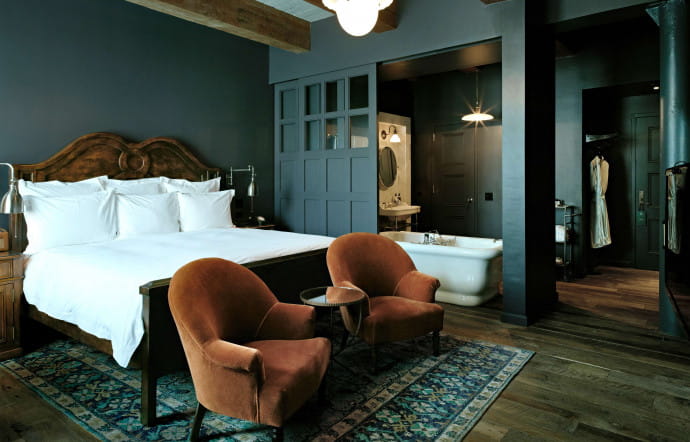 New York : 3 hôtels dans l’Upper East Side et le Meatpacking – 29-35 9th Avenue. Tél. +1 (212) 627-9800. www.sohohouseny.com