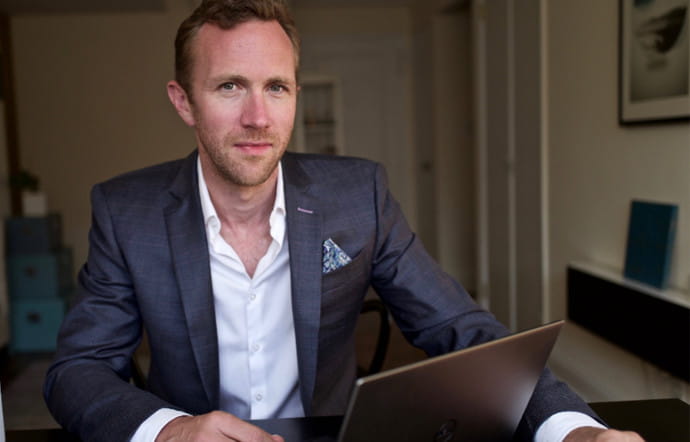 Frédéric Montagnon, investisseur français et cofondateur de LGO, spécialiste des cryptomonnaies.