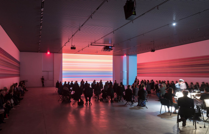 les espaces d’exposition ont présenté Reich Richter Pärt, performances mêlant musique et art visuel.