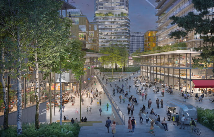 Le projet de réaménagement du quartier Maine-Montparnasse prévoit, entre autres, la plantation d’une forêt urbaine de plus de 2 000 nouveaux arbres.