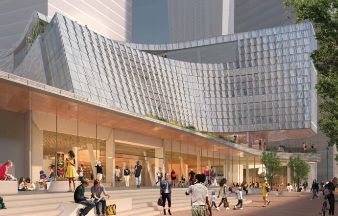 La Charlotte Mecklenburg new Main Library.