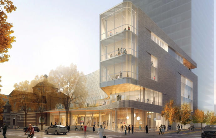 La Charlotte Mecklenburg new Main Library.