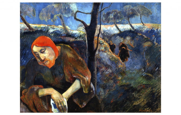 Christ in the Garden of Olives, Paul Gauguin, 1889.