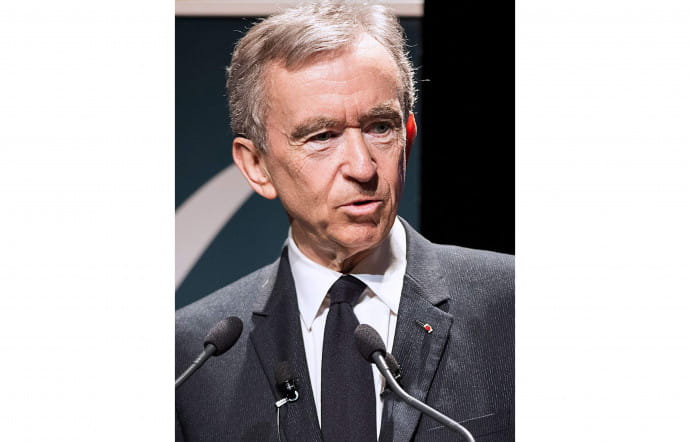 Bernard Arnault, propriétaire des Echos.