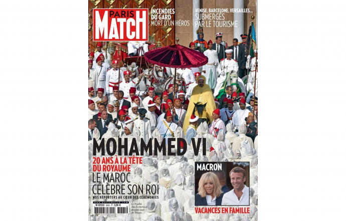 Couverture du magazine Paris Match.