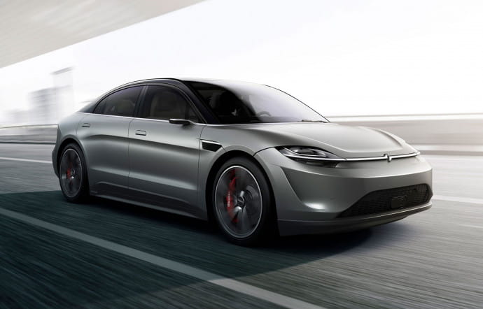 Lors du CES 2020, Sony a dévoilé un concept de voiture 100 % électrique baptisé Vision-S.
