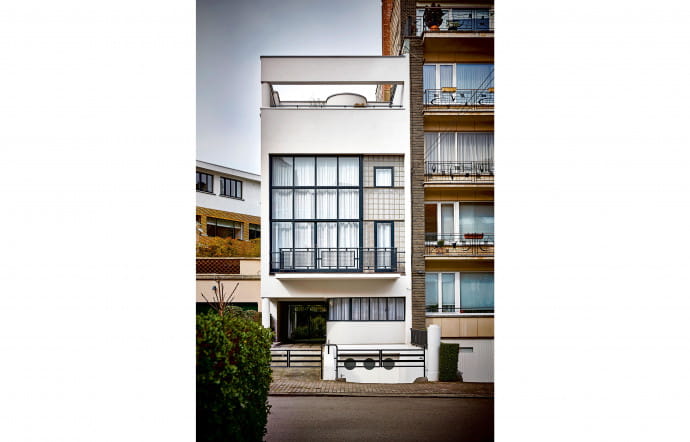 La maison de verre de Paul-Amaury Michel, 1935. 69, rue Jules‑Lejeune, Uccle.