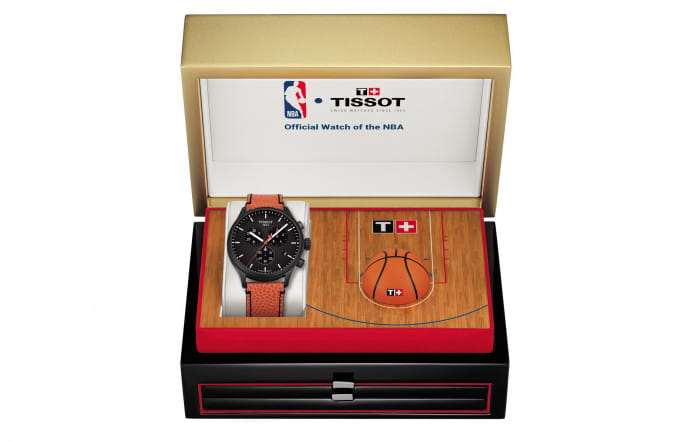 Tissot Chrono XL NBA Collector, 330 €. www.tissotwatches.com