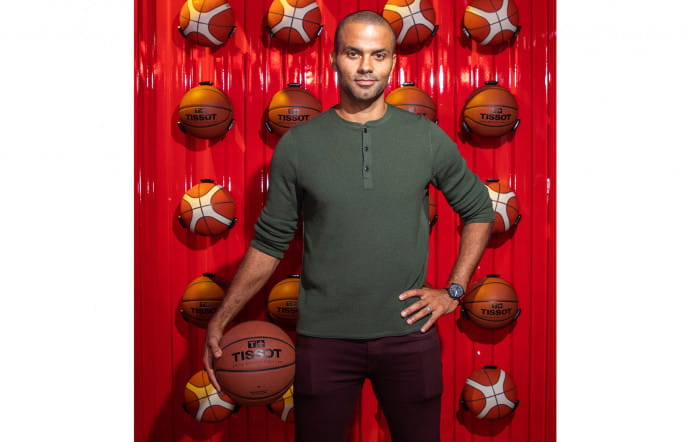 Tony Parker est ambassadeur Tissot depuis 2011.