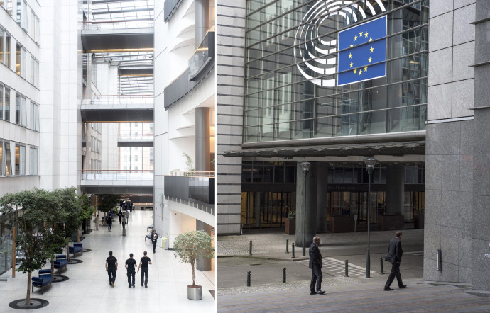 Le bâtiment Altiero Spinelli accueille des bureaux et des espaces de travail du Parlement Européen.