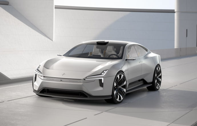 Polestar, la marque haut-de-gamme et sportive de Volvo-Geely, signe sa vision de la voiture du futur, le concept Precept, qu’elle avait prévu de présenter au salon de Genève en mars dernier.