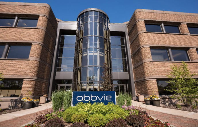 Siège social d’AbbVie, deuxième groupe pharmaceutique américain.