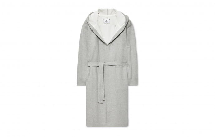 Robe de chambre en jersey, 180 €, Reigning Champ sur Mr. Porter.