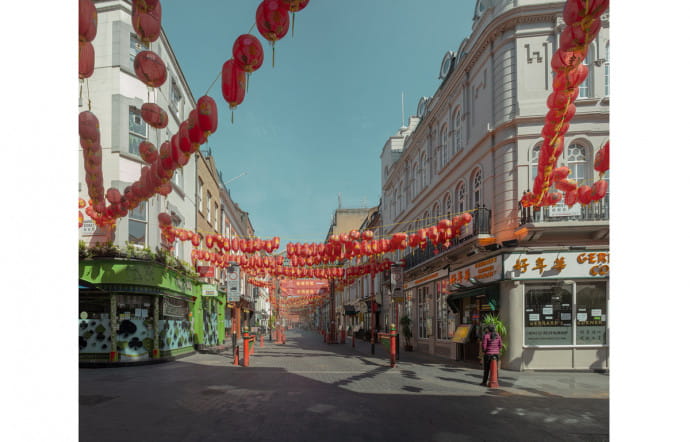 Gerrard Street, Londres, avril 2020.