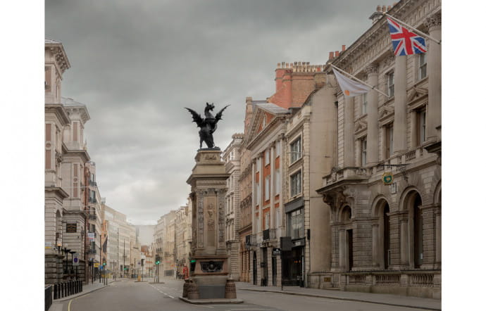 Fleet Street, Londres, avril 2020.