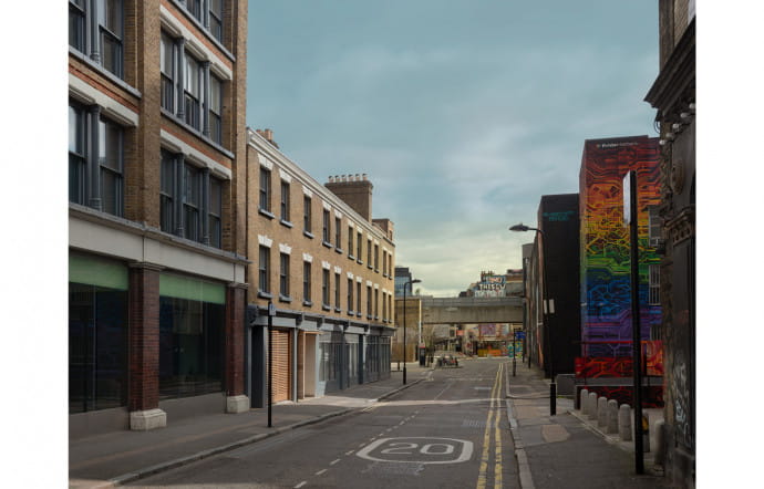 New Inn Yard, Londres, avril 2020.