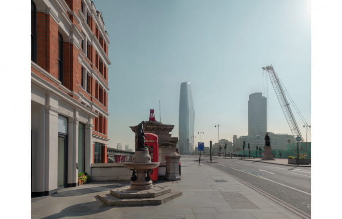 Blackfriars Bridge, Londres, avril 2020.
