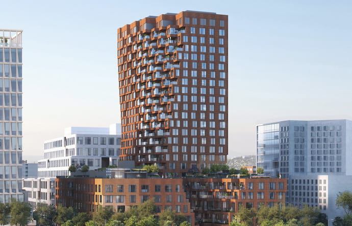 L’agence participe au projet Mission Rock, à San Francisco, visant à transformer un immense parking en nouveau quartier à usage mixte.