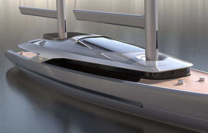 Le yacht dessiné par Ora-ïto pour Perini Navi.