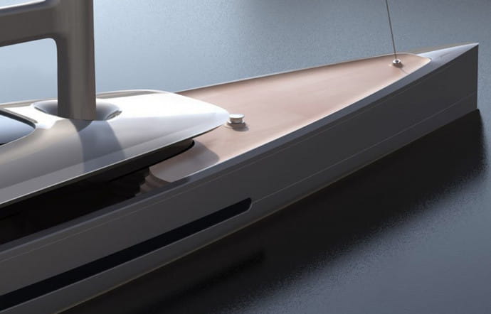 Le yacht dessiné par Ora-ïto pour Perini Navi.
