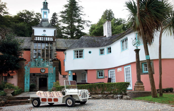 Portmeirion a été créé dans le style d’un village italien par Clough Williams‐Ellis.