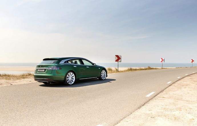 Tesla : Après le pick-up futuriste, le break de chasse Model S !