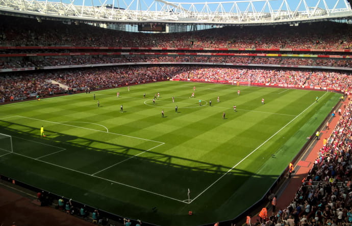 Emirates Stadium.