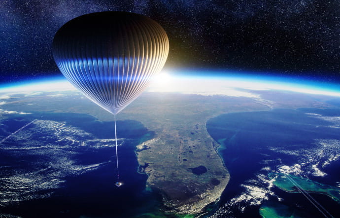 Neptune, le tourisme spatial en ballon selon Space Perspective