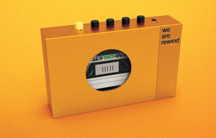 Le baladeur We Are Rewind, 89 €.