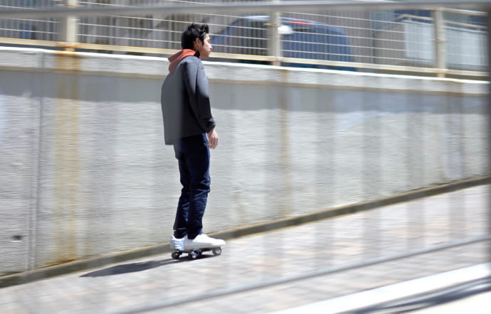 Le Walkcar est capable de grimper des pentes de 10 degrés.