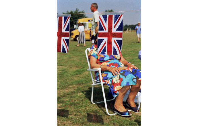 Think of England – British Flags at a Fair, Sedlescombe, England, 2000.