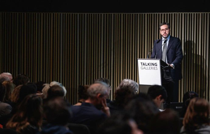 Emilio Alvarez, de la Galerie Angels, est l’un des initiateurs de « Talking Galleries », un espace de débat qui rallie chaque année en janvier, à Barcelone, des galeristes venus du monde entier.