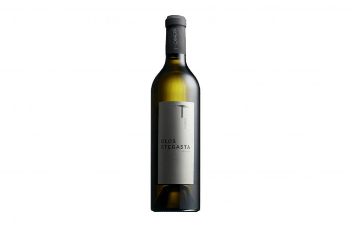 Clos Stegasta Assyrtiko T-Oinos, Tinos, blanc. Prix : 45 €.