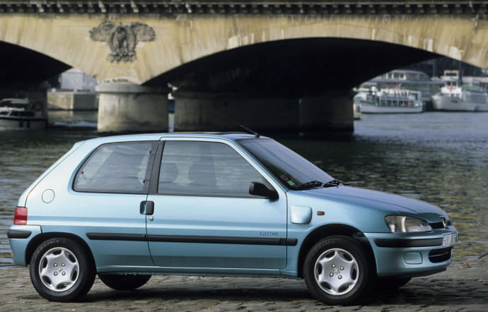 La Peugeot 106 électrique.