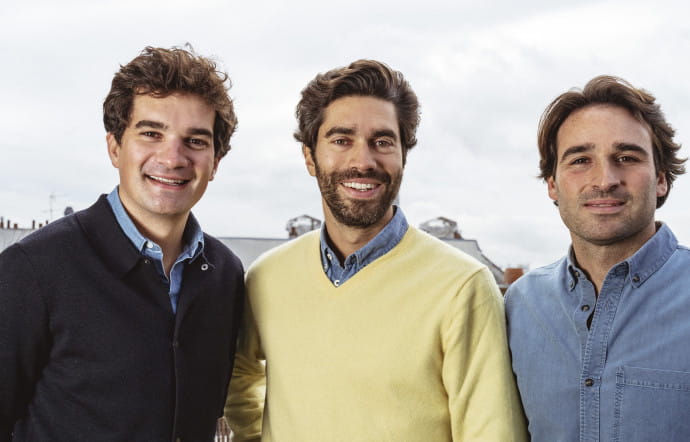 Xavier Aguera, Charles Brun et Quentin Couturier, fondateurs d’Izipizi.