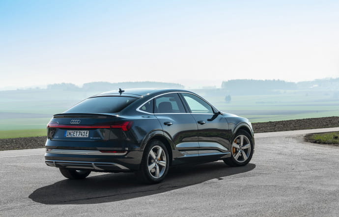 Depuis fin 2019, Audi commercialise l’e-Tron Sportback, la version coupé de son SUV électrique e-Tron.