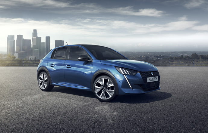 Peugeot e-208.