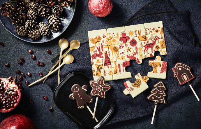 Mêler gourmandise et amusement ? Tout est permis avec ce puzzle à croquer.