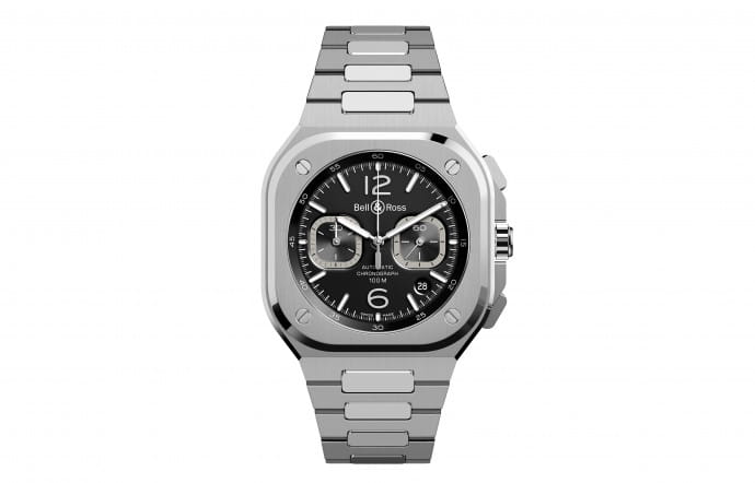 Bell & Ross BR05 Chronographe Black Steel. Prix : 5900 €.