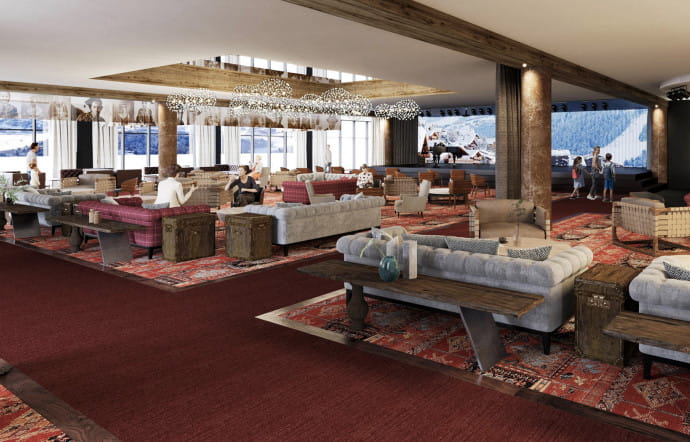 Implantée sur un ancien aérodrome, La Rosière, le nouveau resort du Club Med, domine un domaine skiable à cheval sur la France et l’Italie.
