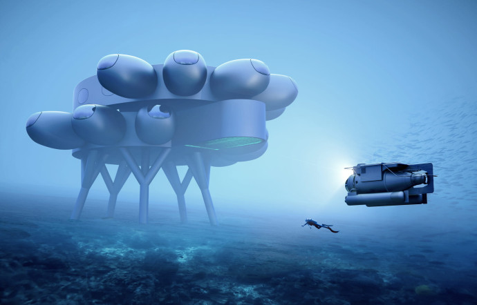 Proteus, une station de recherche sous-marine réalisée avec Fabien Cousteau.